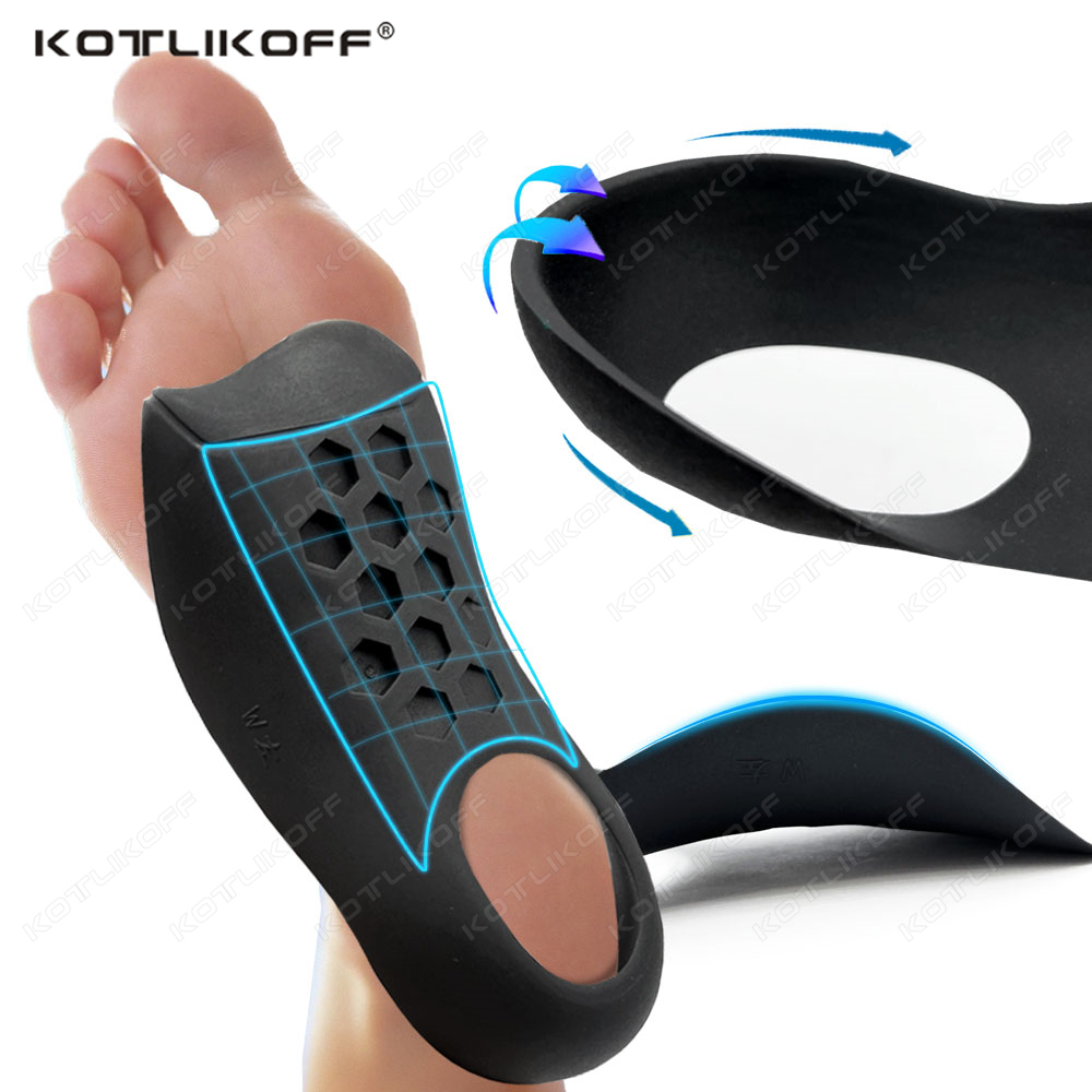 Men'S Shoes Plantar Fasciitis - Flat Foot X/O-Leg Correction Insoles Orthotic