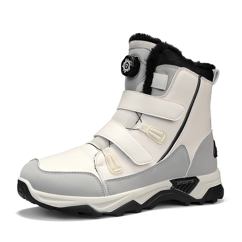 Men'S Shoes Zipper - Men's Waterproof Snow Boots Midsole Warm