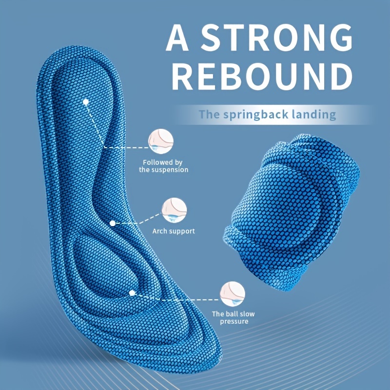 Men'S Shoes With Memory Foam - Sports Massage Insole Memory Foam Insoles