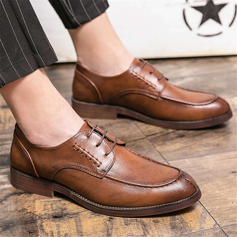 Men'S Shoes Size 43 In Us - Elegant Non-slip Large Size Men's Shoes