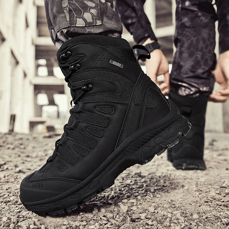 Men'S Shoes Zipper - New Men Tactical Boots Military Brand
