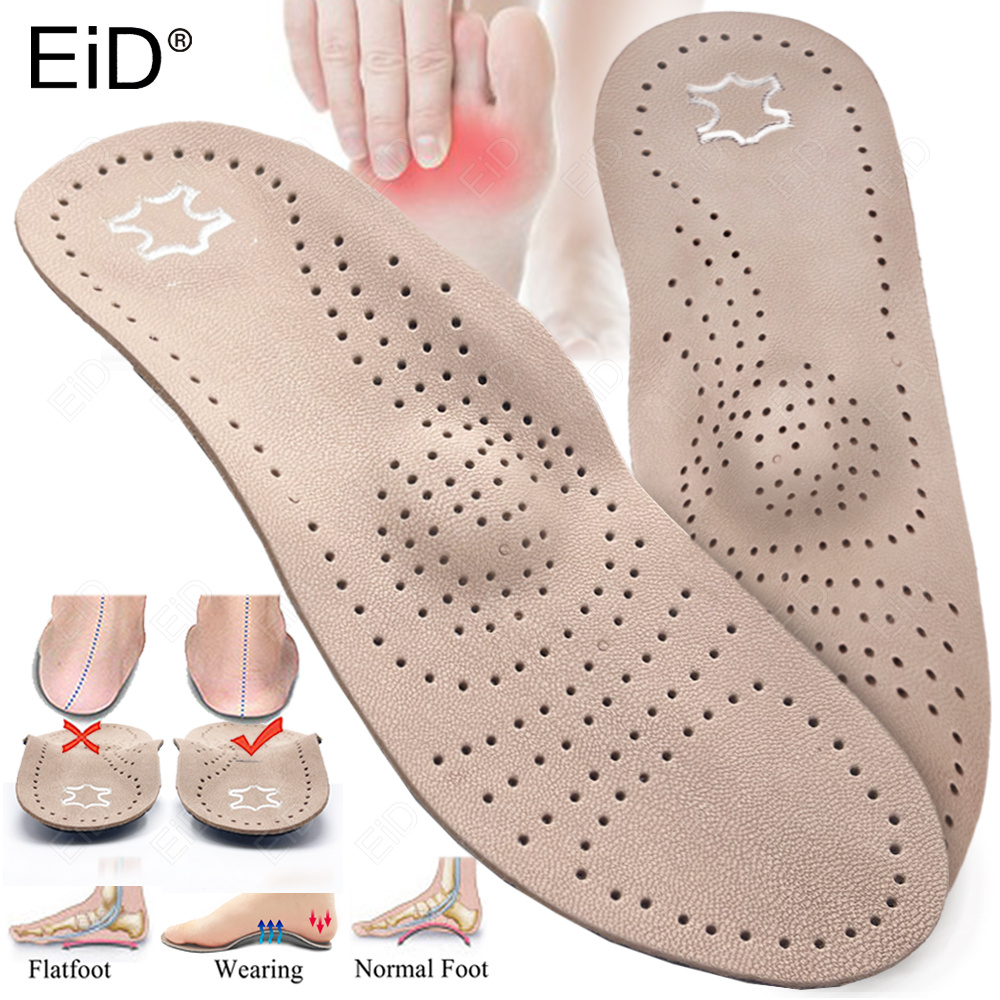 Men'S Shoes Plantar Fasciitis - EiD Genuine Leather Orthotic Insole Orthopedic