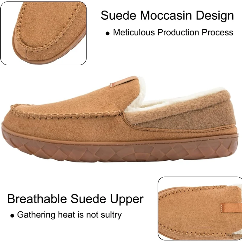 Men's Slippers Home Sewing Plu - đánh giá và giá Men'S Shoes With Memory Foam