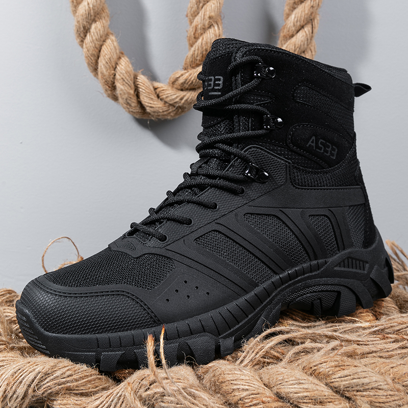 Men Tactical Boots Lace Up Des - đánh giá và giá Men'S Shoes Zipper