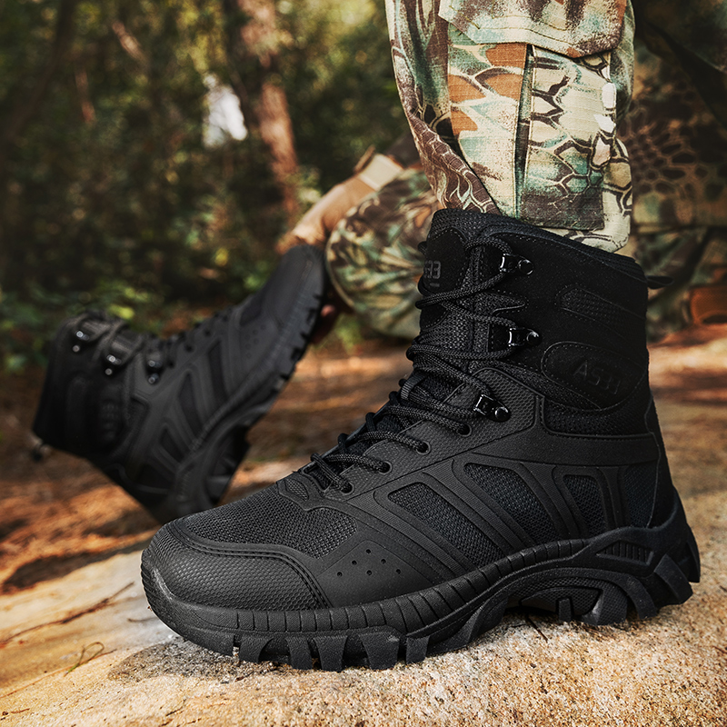 Men Tactical Boots Lace Up Des - đánh giá và giá Men'S Shoes Zipper