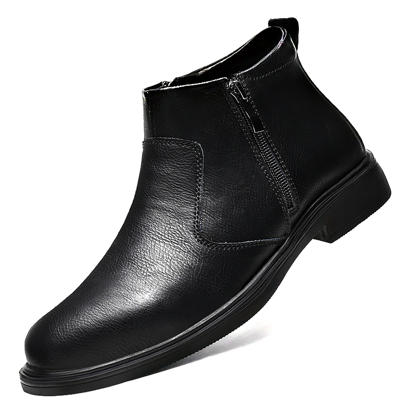 Autumn and Winter New High-Top - đánh giá và giá Men'S Shoes Zipper