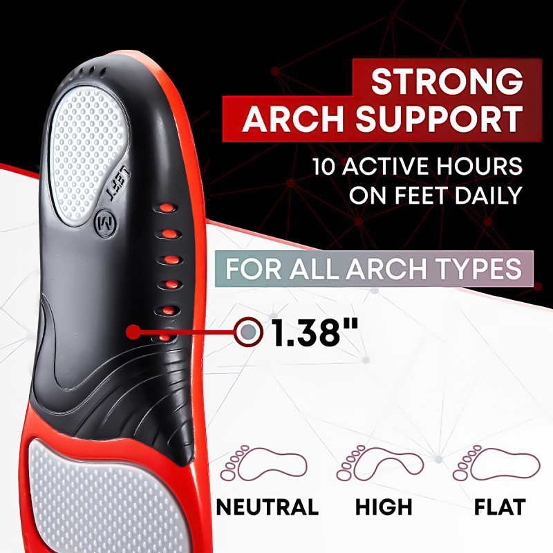 Premium Silicone Gel Insoles f - đánh giá và giá Men'S Shoes Plantar Fasciitis