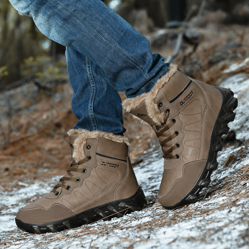 Men's Winter Boots Warm Waterp - đánh giá và giá Men Shoes Marks
