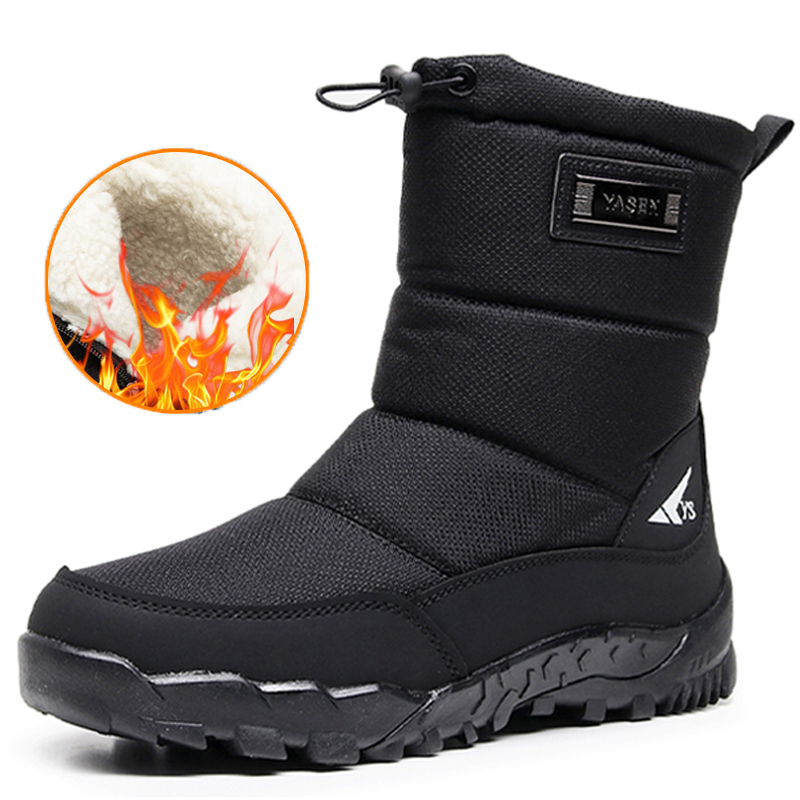Warm Winter Plush Snow Boots M - đánh giá và giá Men'S Shoes Zipper