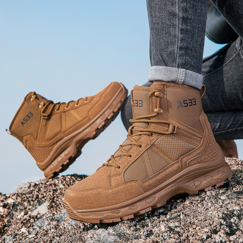 Men's Military Tactical Boots  - đánh giá và giá Men'S Shoes Zipper