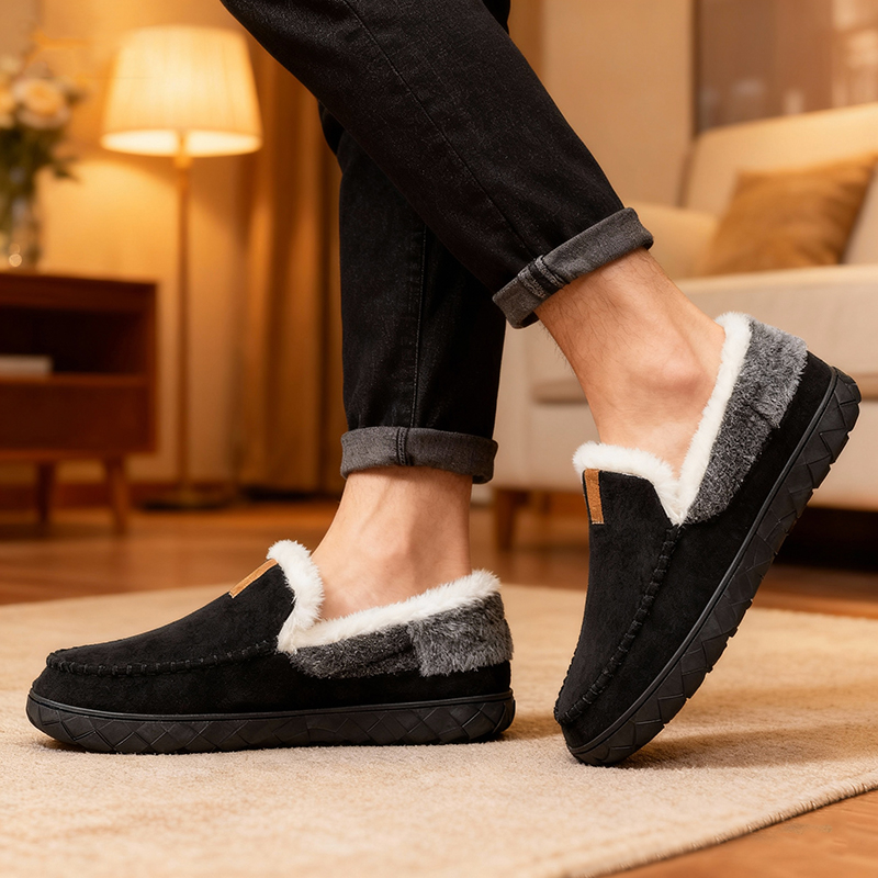 Men's Slippers Home Sewing Plu - đánh giá và giá Men'S Shoes With Memory Foam