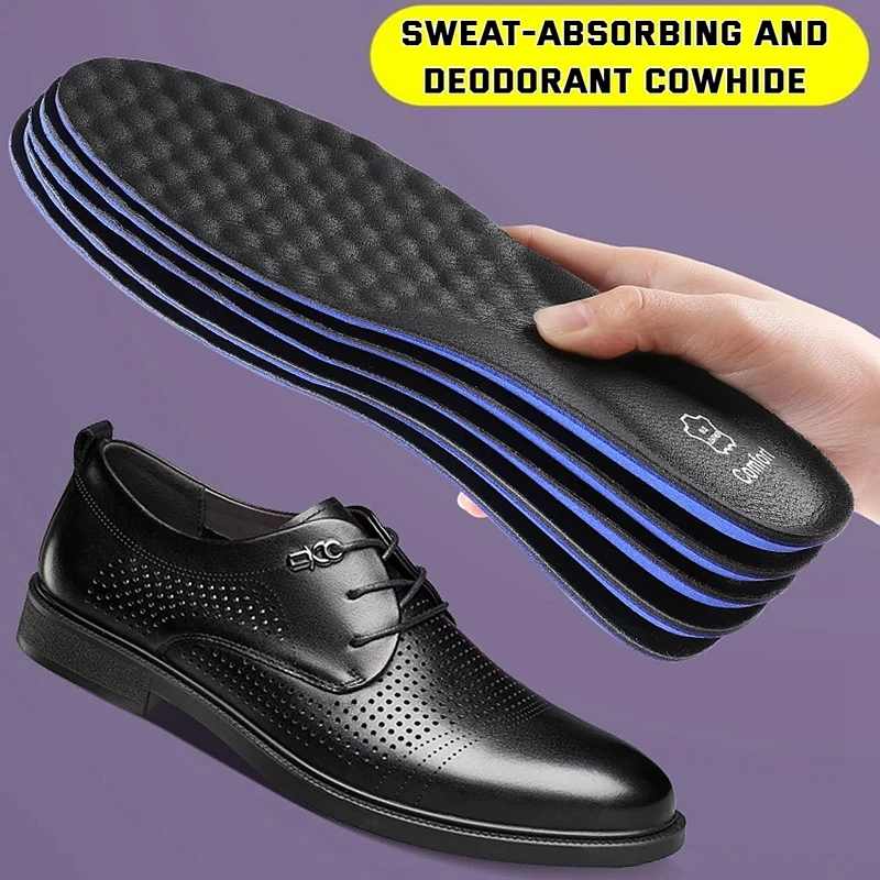 1Pair Leather Shoe Insoles for - đánh giá và giá Men'S Shoes Plantar Fasciitis