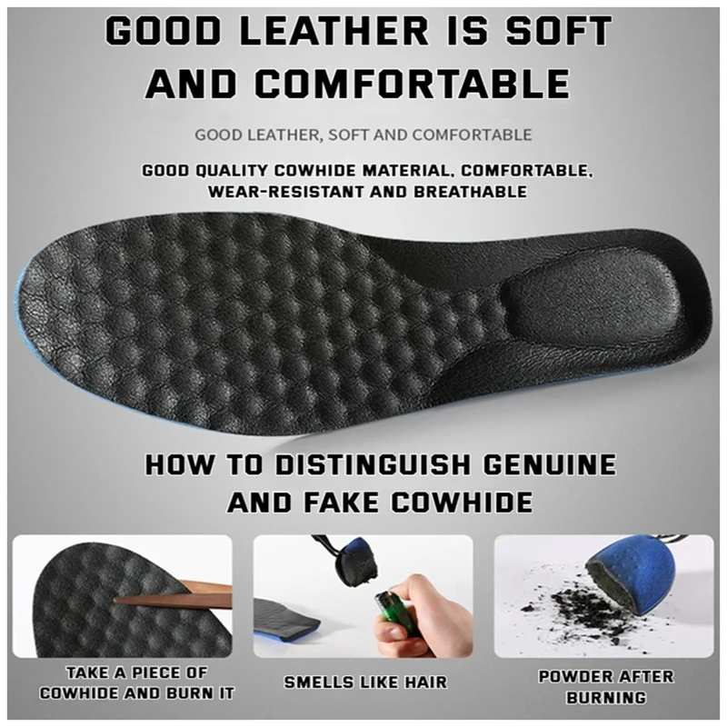 1Pair Leather Shoe Insoles for - đánh giá và giá Men'S Shoes Plantar Fasciitis
