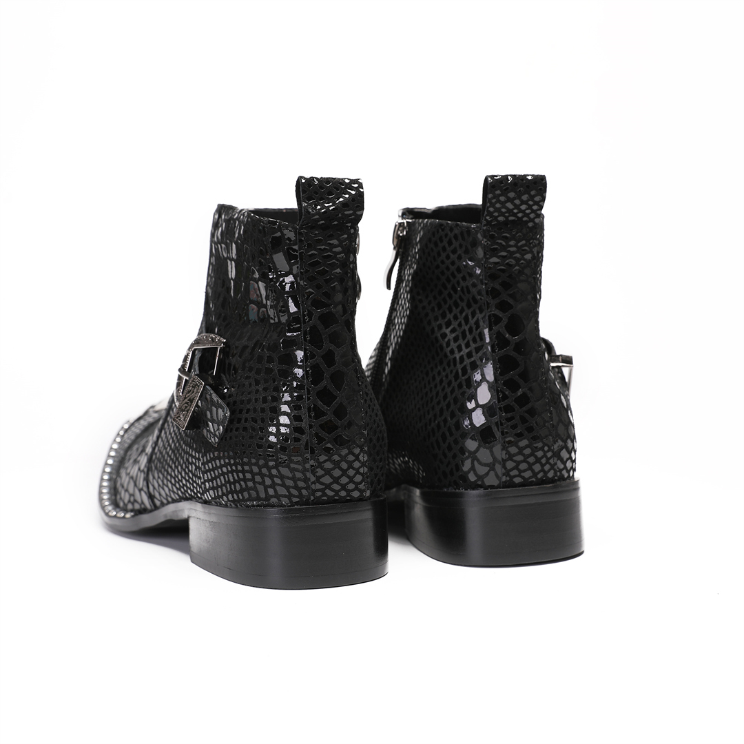 British Black Cow Leather Men  - đánh giá và giá Men'S Shoes Zipper
