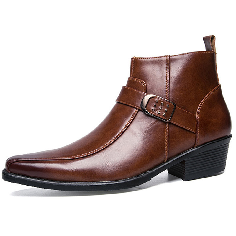 2023 Mới Nam Retro Da Bò Giày  - đánh giá và giá Men'S Shoes Zipper