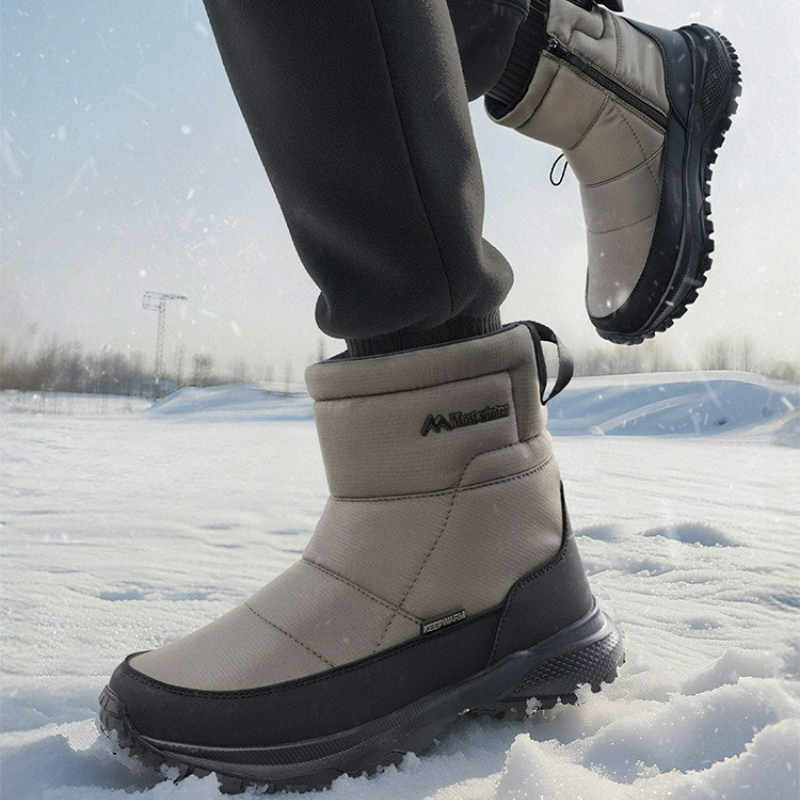 Men's Boots Warm Snow Boots Wa - đánh giá và giá Men'S Shoes Zipper