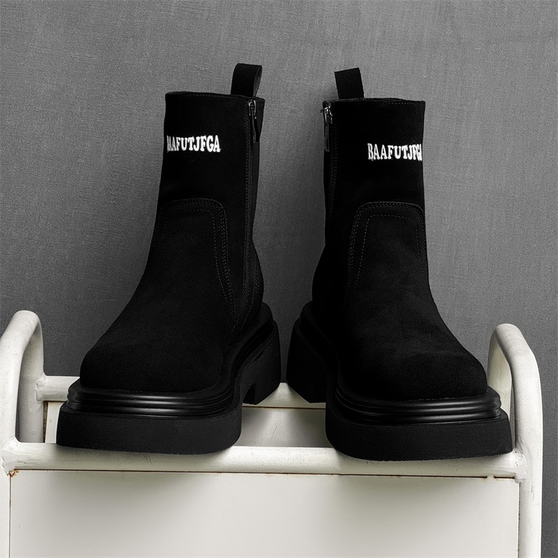 Winter Europe America Retro Th - đánh giá và giá Men'S Shoes Zipper